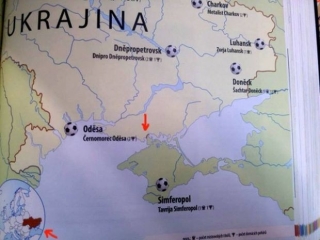 Чеське видавництво вибачилося за карту з "російським" Кримом