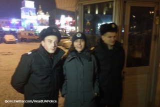 Як голова Нацполіції у новорічну ніч Київ патрулювала