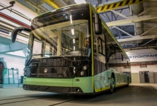 У Львові презентували перший електробус українського виробництва