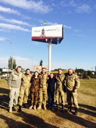 "Кремль &ndash; наш": У Києві встановили український прапор на Спаську вежу Кремля
