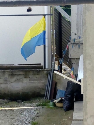 В окупованій Алушті вивісили прапор України