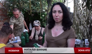 Волонтери проводять "творчу" терапію в зоні АТО. ВІДЕО