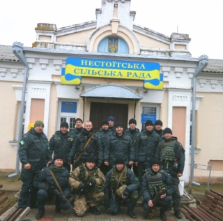 Бійці Нацгвардії зустрілися зі школярами села на півночі Одеської області (фото)