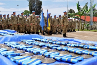 Українські миротворці у Конго отримали нагороди ООН