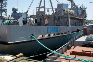 Одесити допомогли відремонтувати водолазне судно ВМСУ: воно вже виходить у море