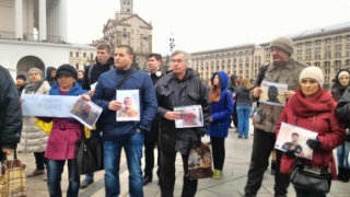 На Майдані пройшла акція пам'яті загиблих за Україну мешканців Донбасу