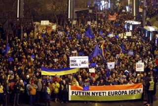 У Будапешті мітингують проти приїзду Путіна