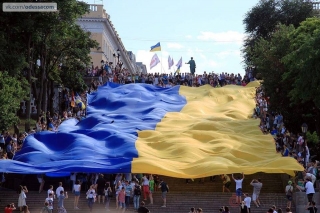 На Потьомкінських сходах завтра розгорнуть величезний прапор України