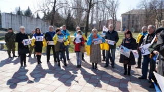 У Дружківці відбувся мітинг в підтримку звільнення Надії Савченко (ВІДЕО)